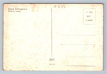 Pohlednice ČESKÉ ŠVÝCARSKO - Vřídelní stěny (P673)