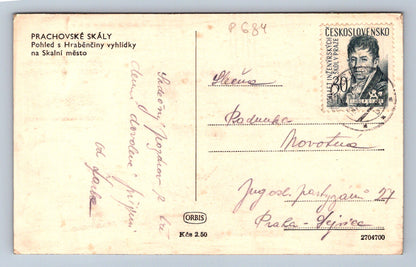 Pohlednice PRACHOVSKÉ SKÁLY (P684)