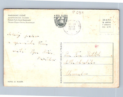 Pohlednice MARIÁNSKÉ LÁZNĚ (P694)