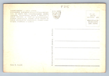Pohlednice VELKÉ LOSINY - státní zámek (P715)