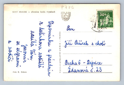 Pohlednice NOVÝ HRÁDEK - zřícenina hradu Frymburk (P776)