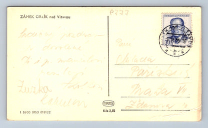 Pohlednice Zámek ORLÍK nad Vltavou (P777)