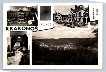 Pohlednice MARIÁNSKÉ LÁZNĚ - Hotel Krakonoš (P806)