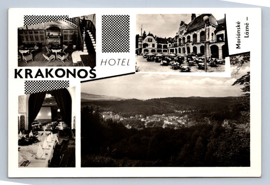 Pohlednice MARIÁNSKÉ LÁZNĚ - Hotel Krakonoš (P806)