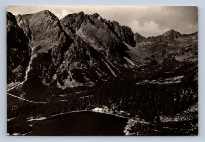 Pohlednice VYSOKÉ TATRY - pohľad z Ostrvy na Popradské pleso (P840)