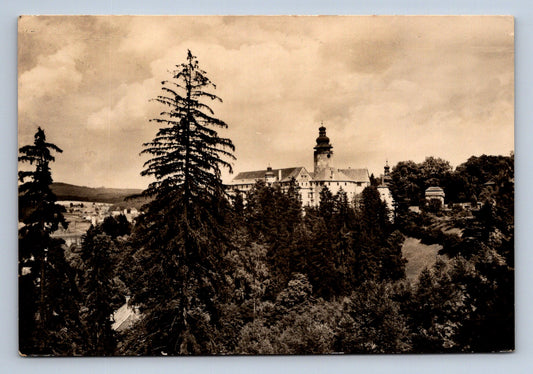 Pohlednice Státní zámek LEMBERK - celkový pohled od jihozápadu (P857)