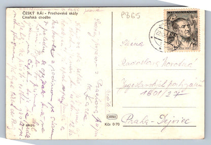 Pohlednice Český ráj - PRACHOVSKÉ SKÁLY - Císařská chodba (P865)