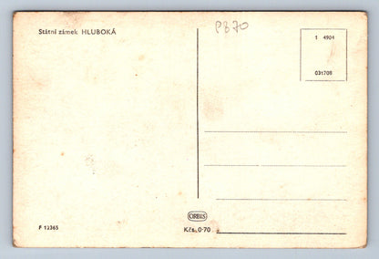 Pohlednice Státní zámek HLUBOKÁ (P870)