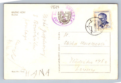 Pohlednice KRUŠNÉ HORY - Bouřňák (P873)
