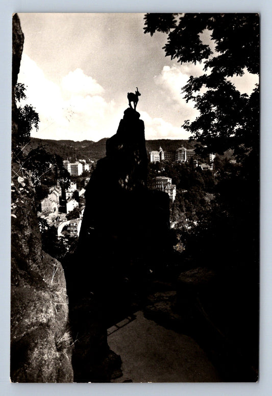 Pohlednice KARLOVY VARY - Kamzík pod Jelením skokem (P896)