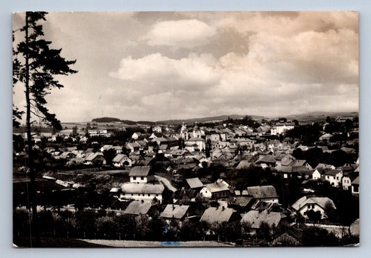 Pohlednice BYSTŘICE nad Pernštejnem - celkový pohled (P942)