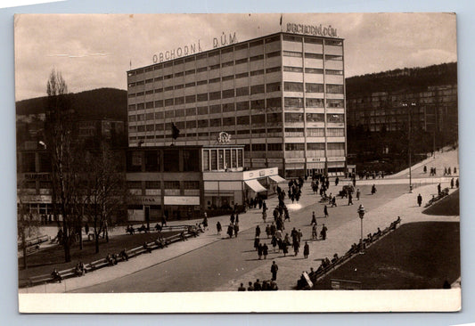 Pohlednice GOTTWALDOV - Obchodní dům a tržnice (P955)