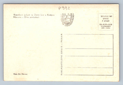 Pohlednice Krápníkové jeskyně na Zlatém koni  Koněprus Mincovna (P992)