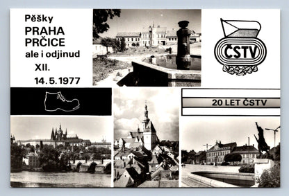 Pohlednice Pochod Praha - Prčice ale i odjinud 14.5.1977 (P1011)
