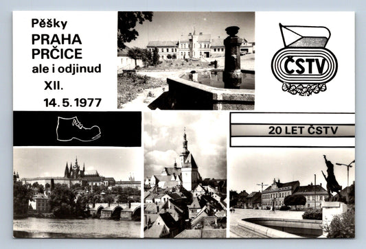 Pohlednice Pochod Praha - Prčice ale i odjinud 14.5.1977 (P1011)