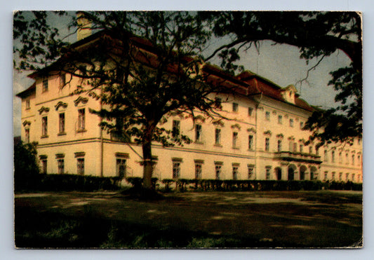 Pohlednice HLUBOKÁ nad Vltavou - Průčeli zámku Ohrada z let(P1020)