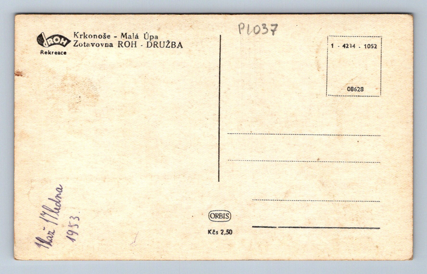 Pohlednice Krkonoše - Malá Úpa - zotavovna ROH - DRUŽBA (P1037)