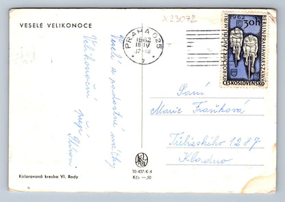 Pohlednice VESELÉ VELIKONOCE (X23072)