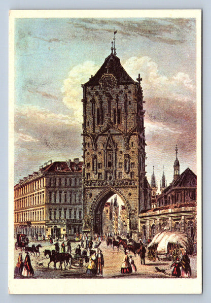 Postcard V. MORSTADT - J. FELSING: PRAGUE - POWDER GATE (X23091)