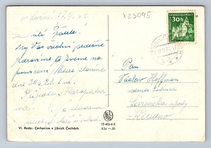 Postcard CERHONICE IN SOUTH BOHEMIA (X23095)