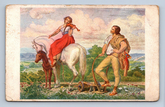 Pohlednice J. MANES: DOMOV (X23142)
