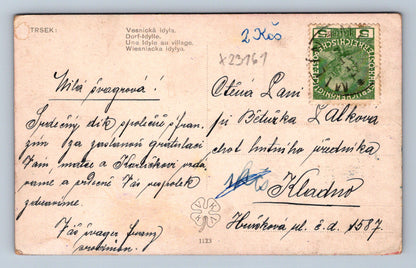 Pohlednice TRSEK: VESNICKÁ IDYLA (X23161)