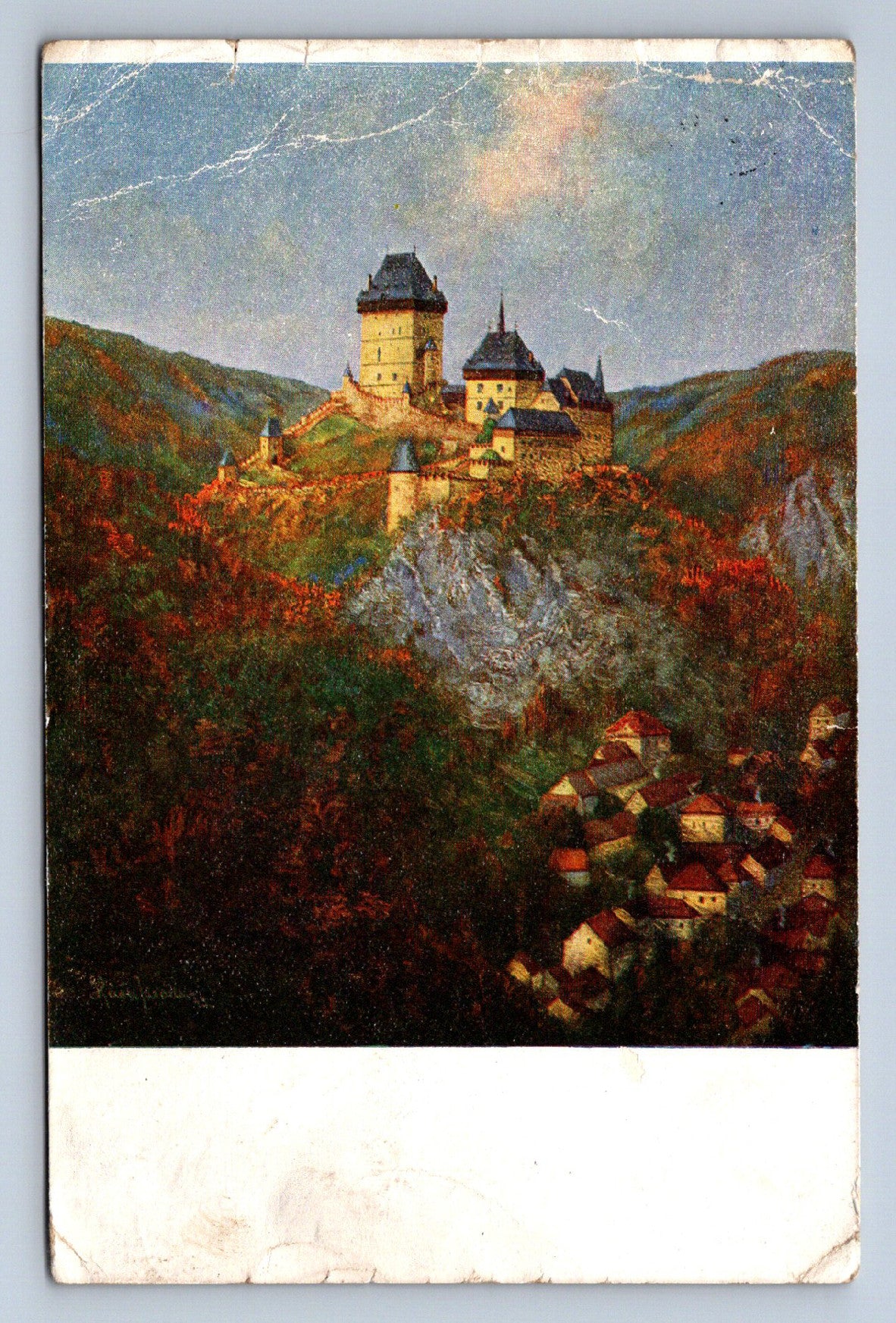 Pohlednice J. HÁŠA - KARLSTEIN (X23200)