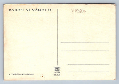 Pohlednice RADOSTNÉ VÁNOCE (X23206)