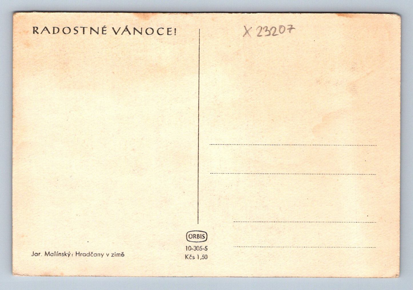 Pohlednice RADOSTNÉ VÁNOCE (X23207)