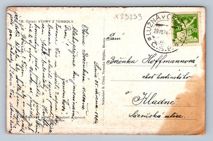 Pohlednice B. CHLAD - VÝHRY Z TOMBOLY (X23233)