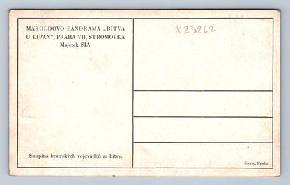 Pohlednice Maroldovo panorama – Bitva u Lipan, Praha VII (X23262)