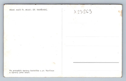 Pohlednice AKADEMICKÝ MALÍŘ FR. MICHL: SC. VAVŘINEC (X23263)