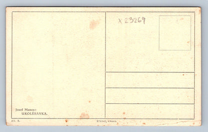 Pohlednice JOSEF MÁNES: UKOLÉBAVKA (X23269)