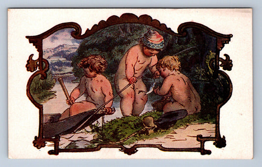 Pohlednice J. MANES : RYBOLOV (X23270)
