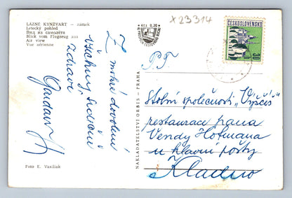 Postcard KYNŽVART SPA - CASTLE (X23314)