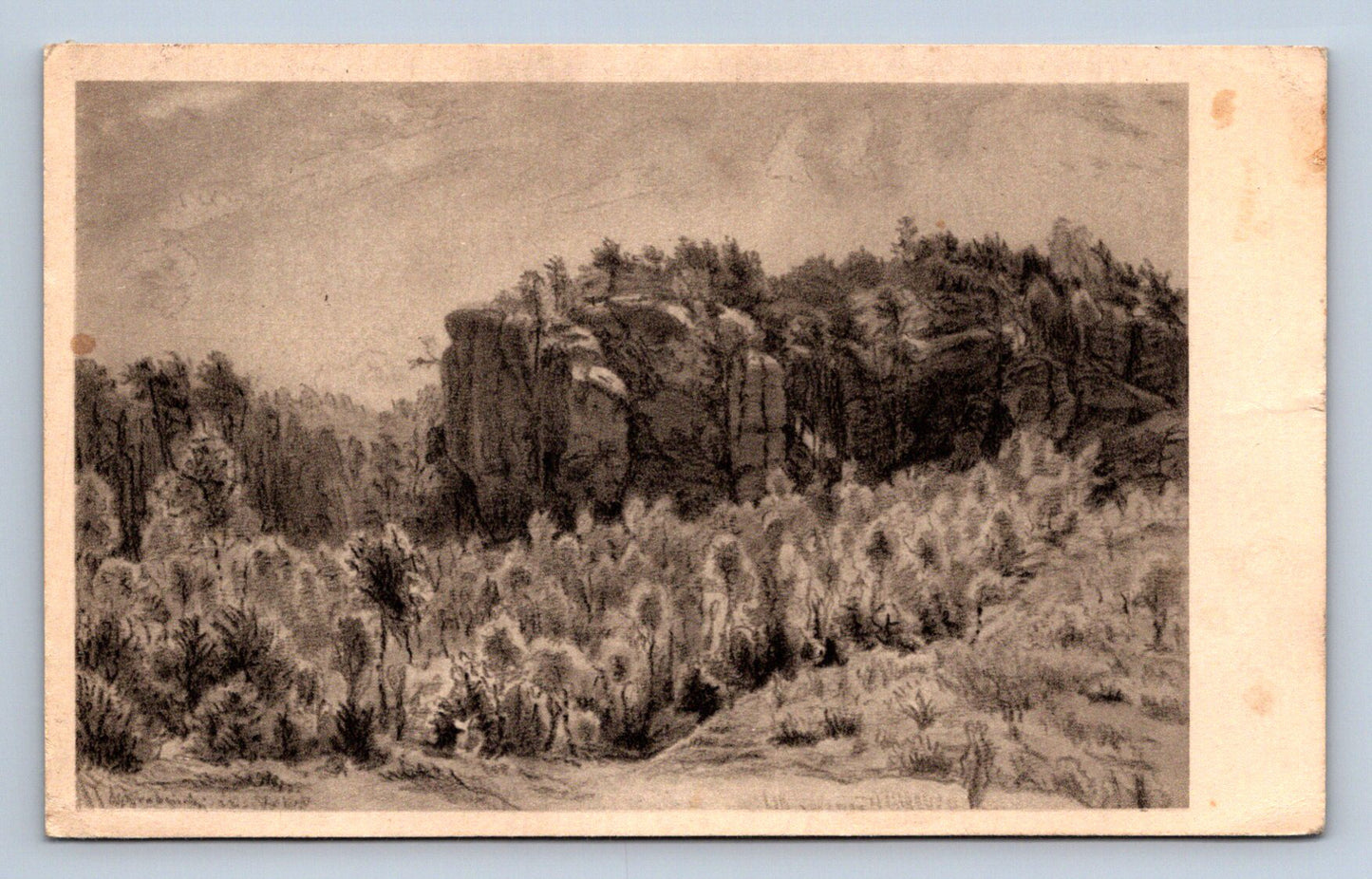 Postcard M. ŠVABINSKÝ: ROCKS AT SKOKOVA (X23342)