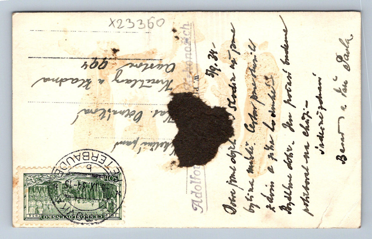 Postcard ADOLF'S SHED (X23360)