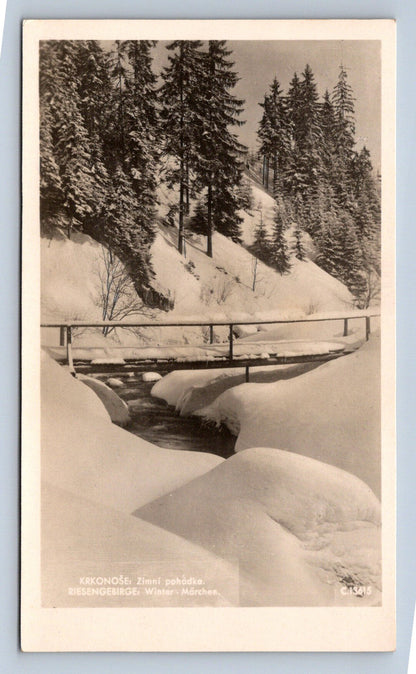 Postcard KRKONOSE WINTER FAIRY TALE (X23364)