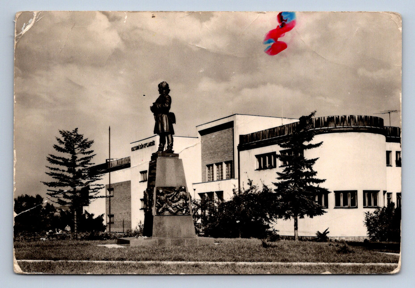 Postcard MĚLNÍK - CULTURAL HOUSE OF CAPT. JAROŠ (X23369)