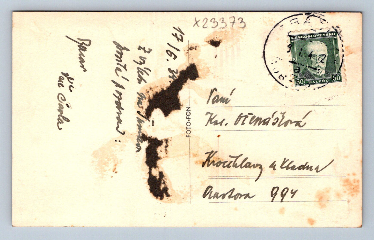 Postcard ŠUMAVA - PRÁŠILSKÉ LAKE (X23373)