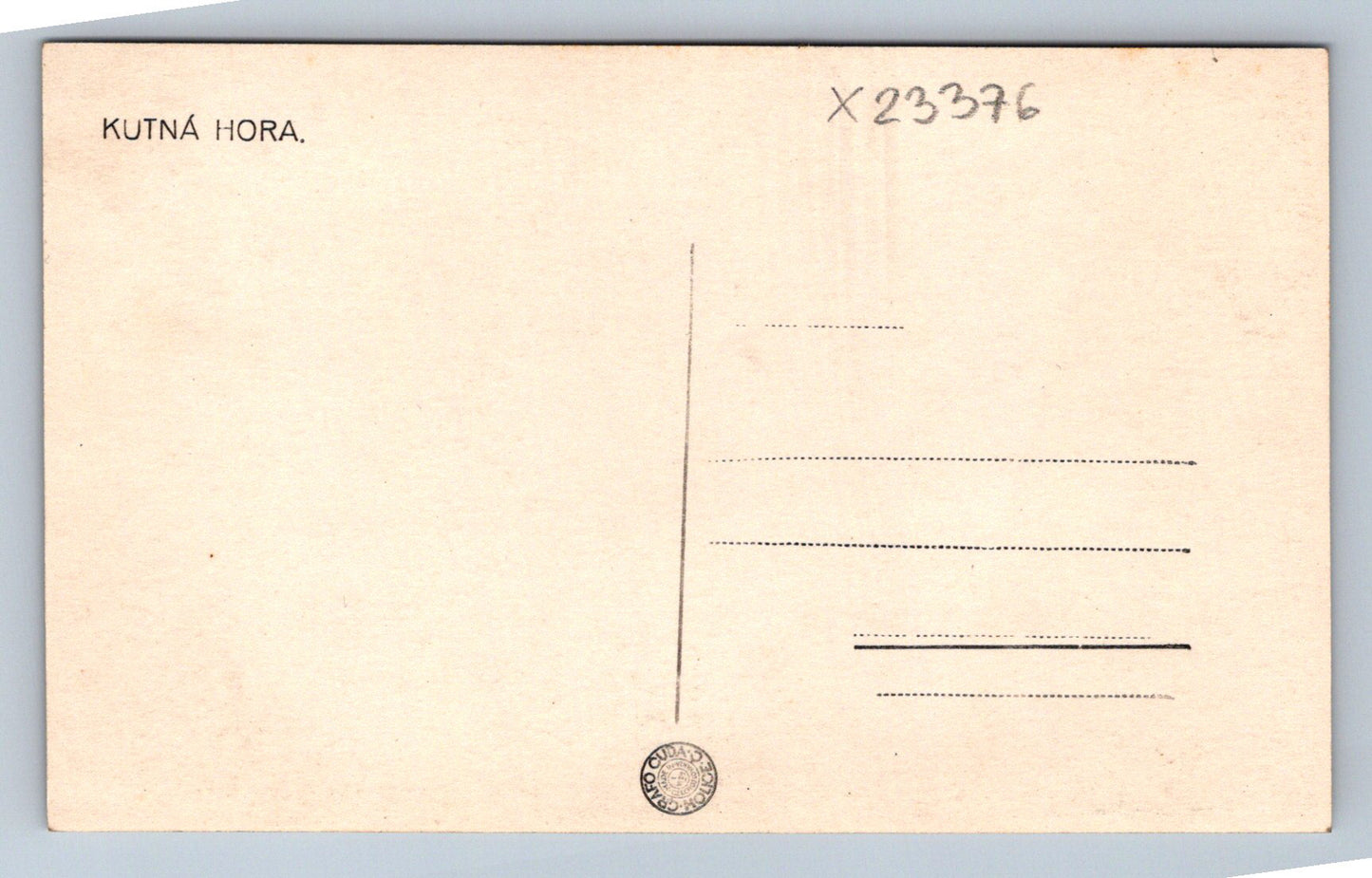 Postcard KUTNÁ HORA (X23376)
