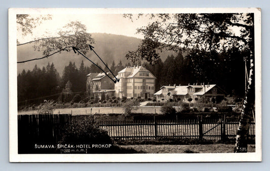 Postcard ŠUMAVA ŠPIČÁK: HOTEL PROKOP (X23384)