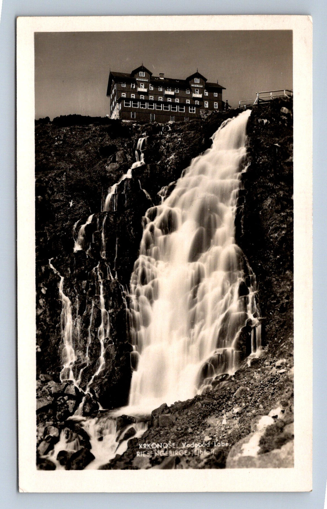 Postcard KRKONOSE - ELBE SHED 1284 MNM (X23389)