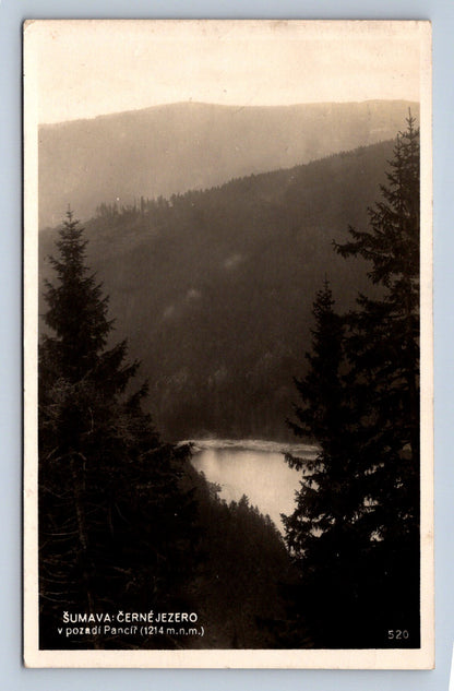 Postcard ŠUMAVA - BLACK LAKE (X23404)
