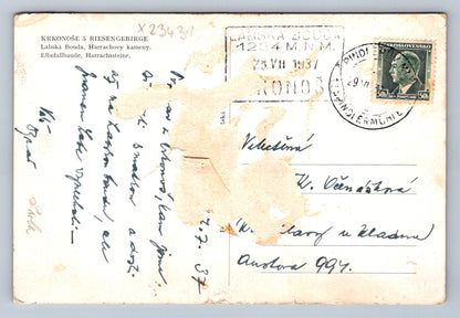 Postcard KRKONOSE - ELBE SHED 1284 MNM (X23431)