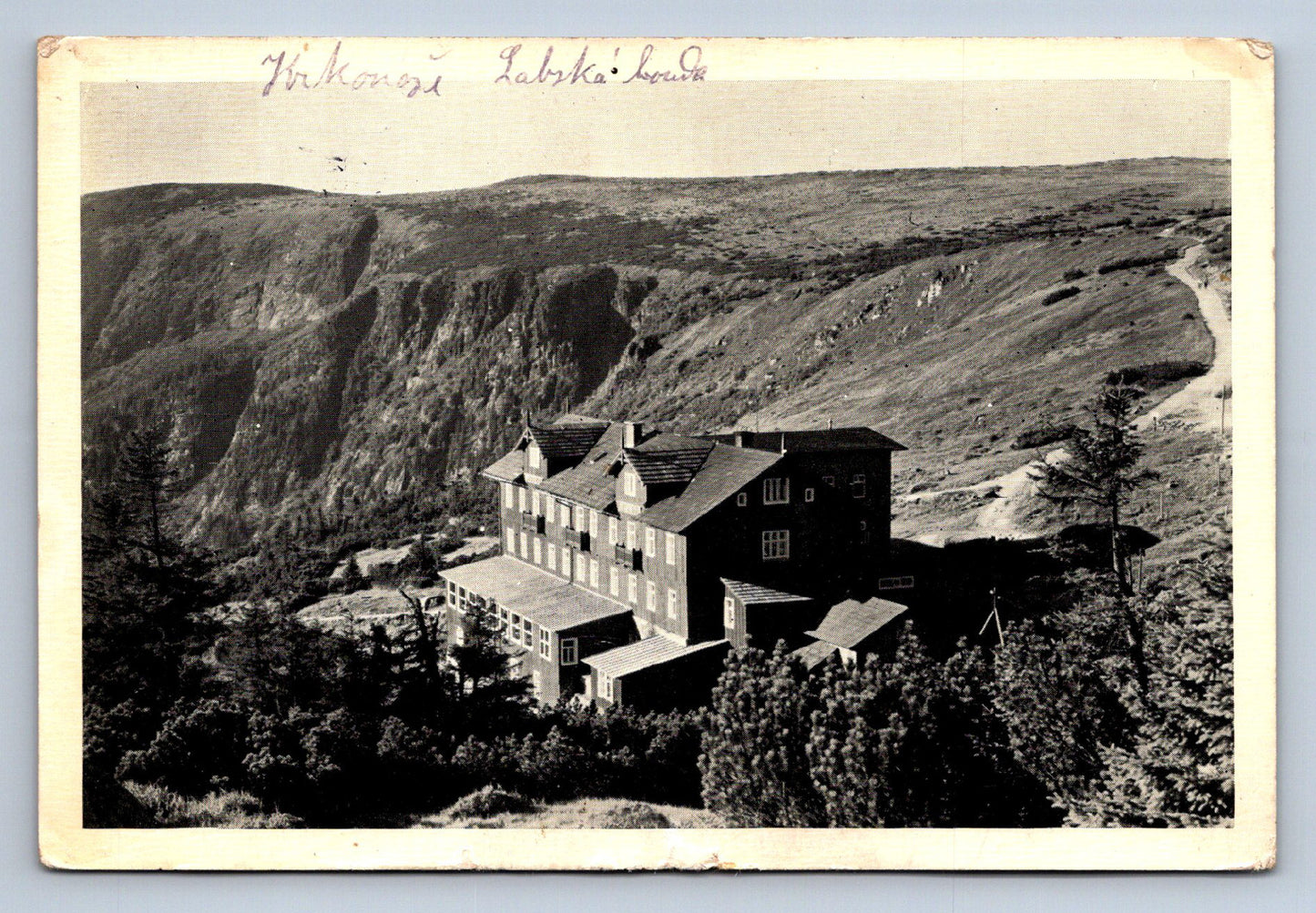 Postcard KRKONOSE - ELBE SHED 1284 MNM (X23431)