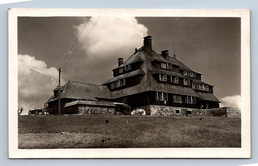Postcard ORLICKÉ HORY - MASARYKOVA HUT 1018 M (X23432)