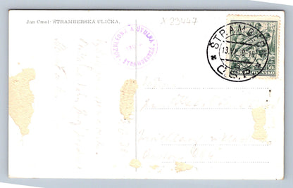 Postcard JAN CMOL: ŠTRAMBERSKÁ ALLEY (X23447)