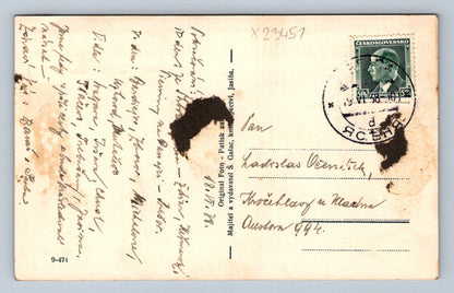 Postcard JASIŃA - KVASY: MILKING SHEEP (X23451)