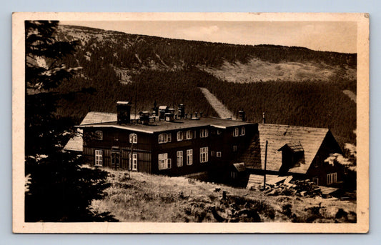 Postcard KRKONOSE - VOSECKÁ BOUDA 1245 M (X23456)